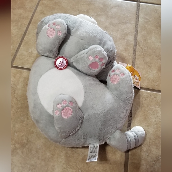 San-X Korilakkuma Laying Gray Cat 14 Inch Plush - Picture 3 of 9